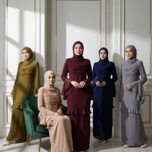 Kurung Aulia by AK World Chiffon Series S-XL