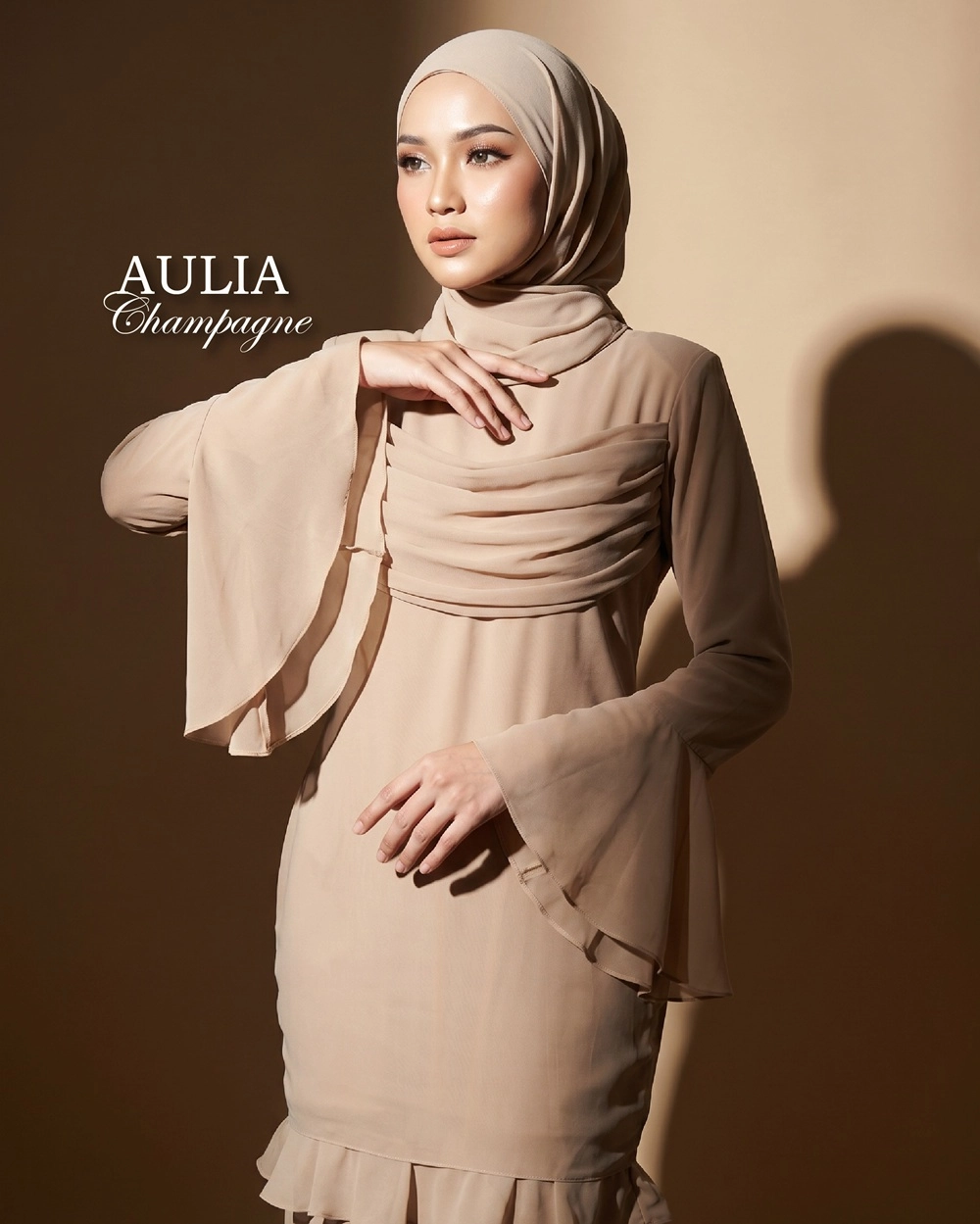 Kurung Aulia by AK World Chiffon Series S-XL - Image 2