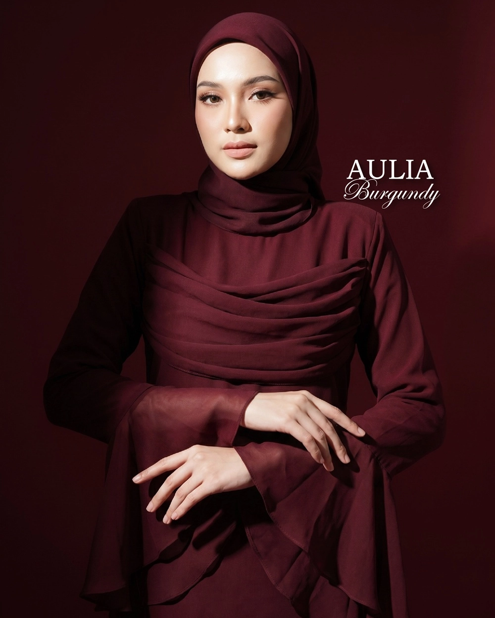 Kurung Aulia by AK World Chiffon Series S-XL - Image 3