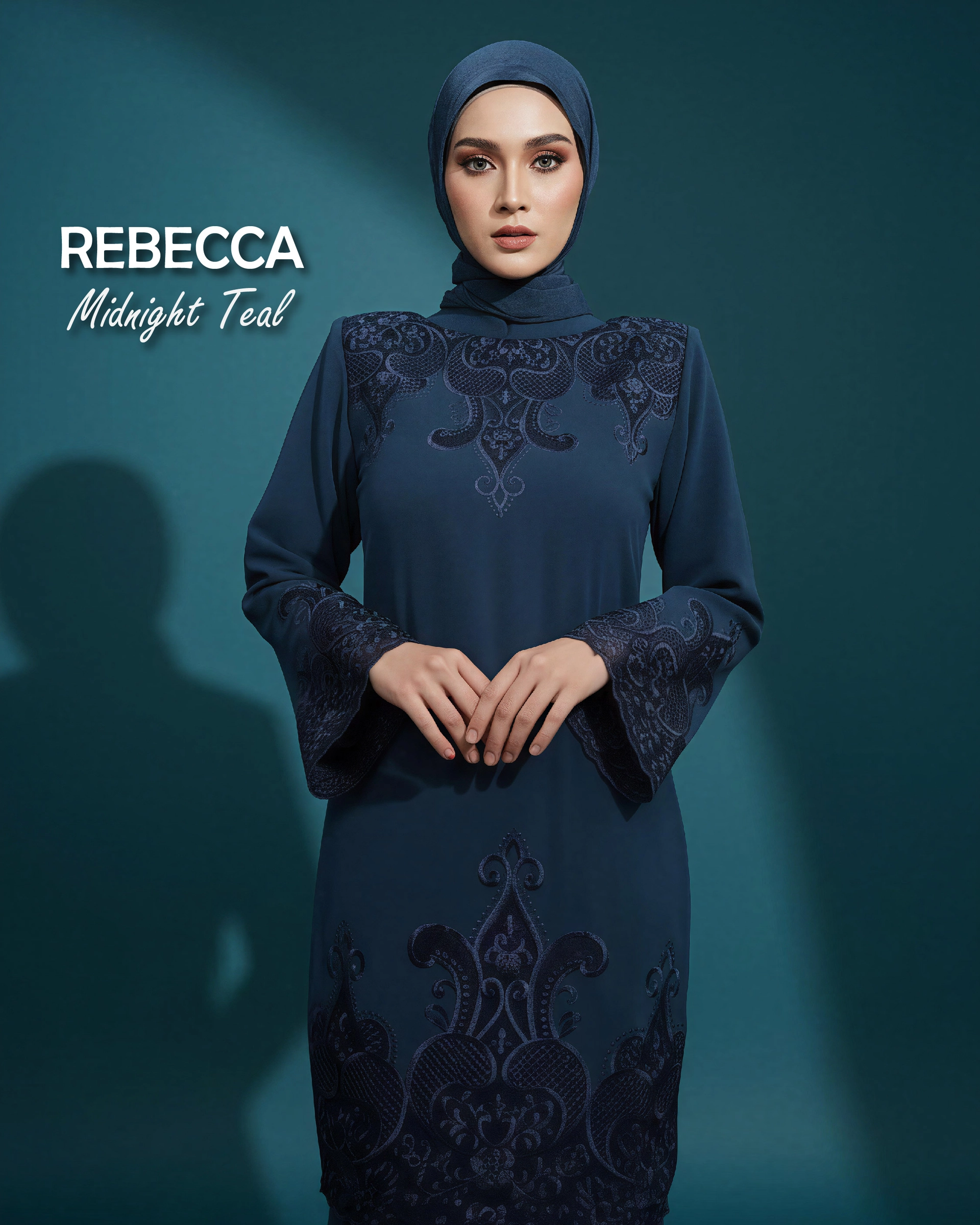 Kurung Rebecca By AK World Chiffon Series S-XL - Image 2