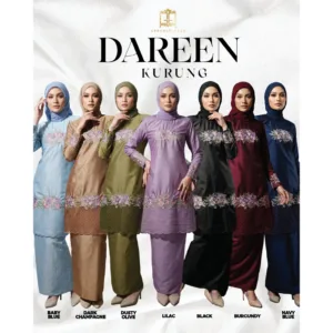 Kurung Dareen By AK World Shantung Series S-XL