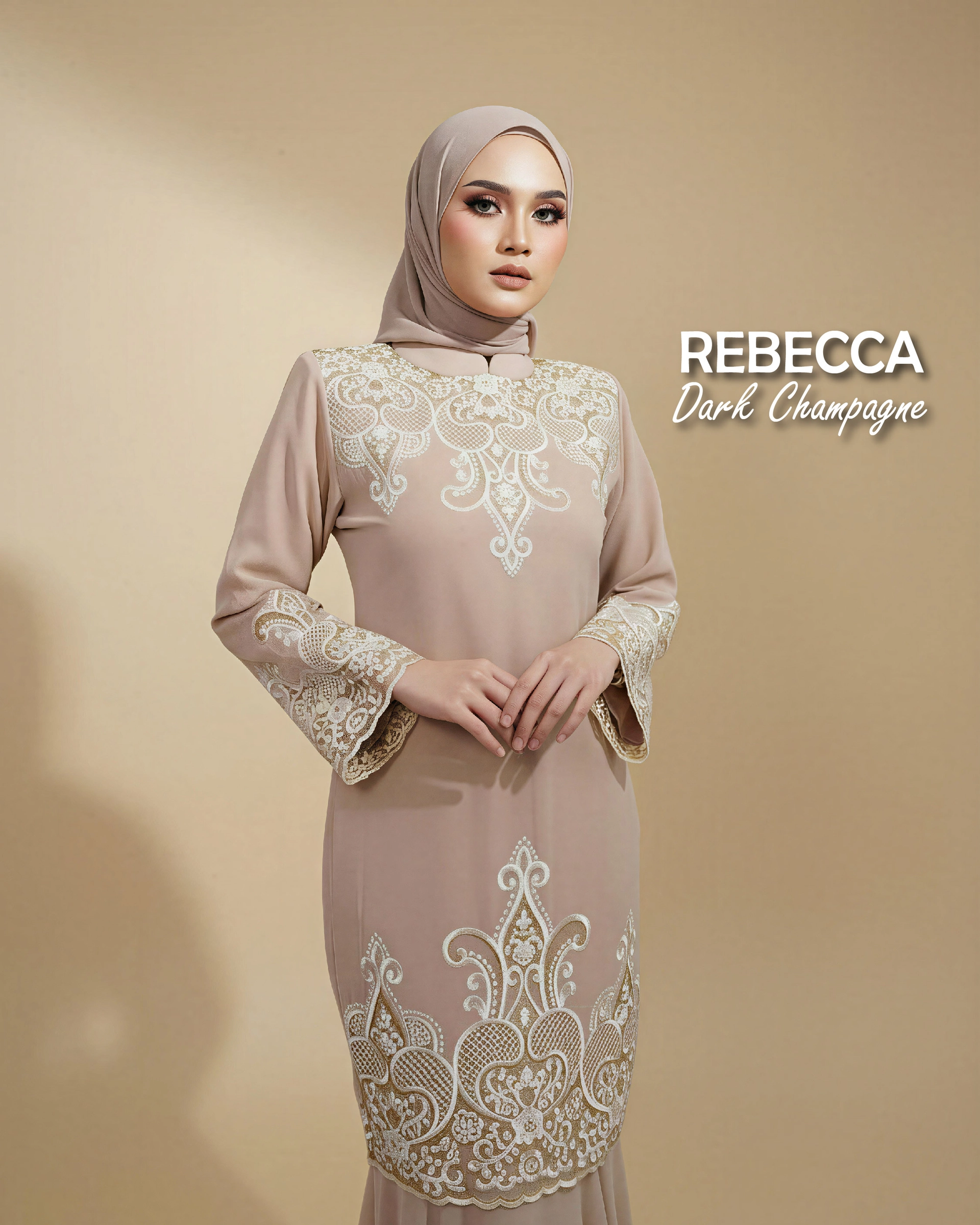 Kurung Rebecca By AK World Chiffon Series S-XL - Image 6