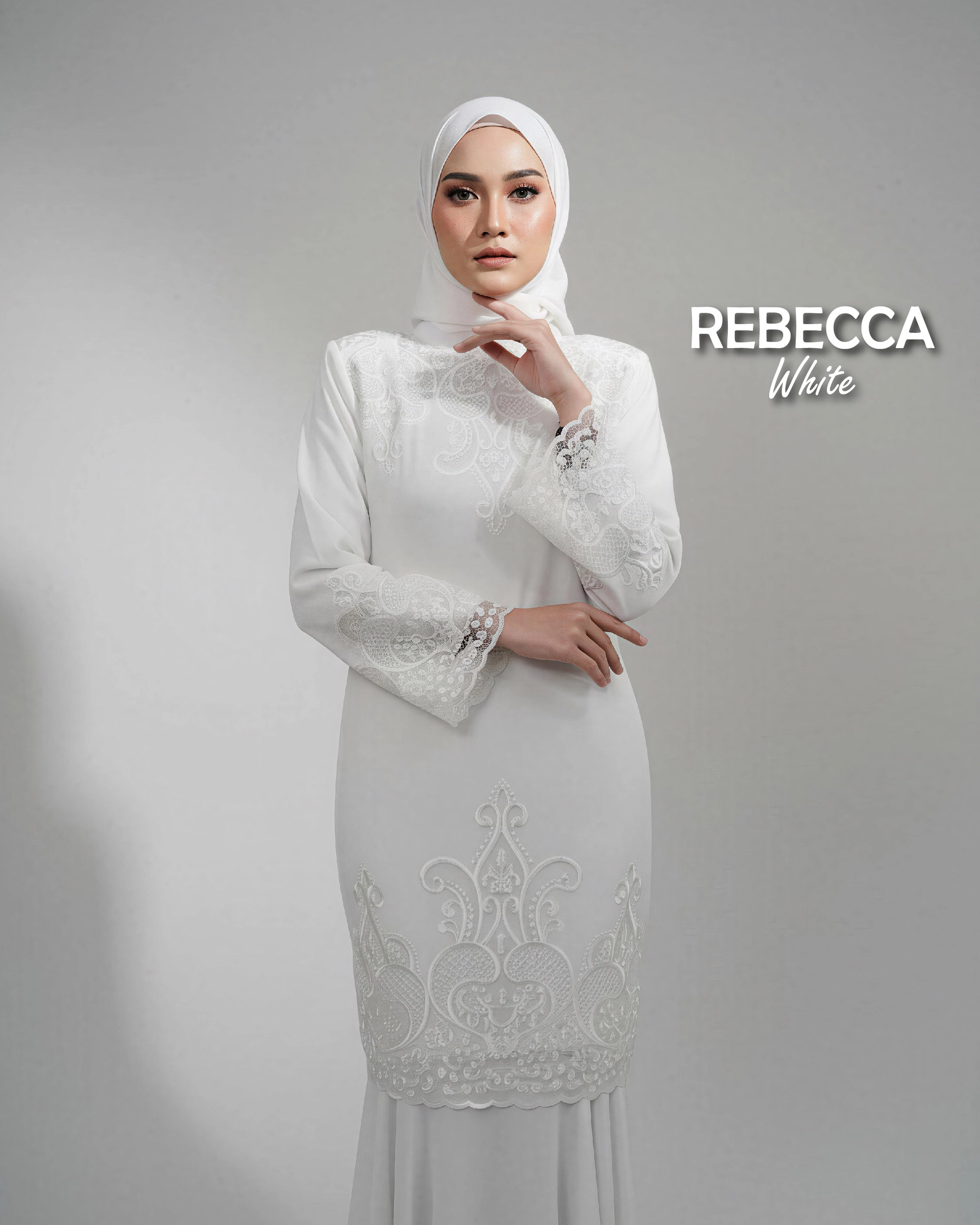 Kurung Rebecca By AK World Chiffon Series S-XL - Image 7