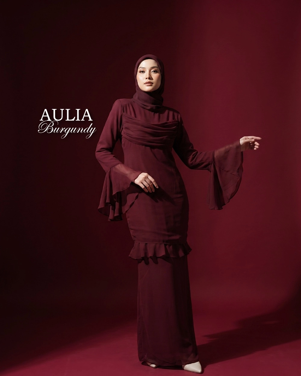 Kurung Aulia by AK World Chiffon Series S-XL - Image 5