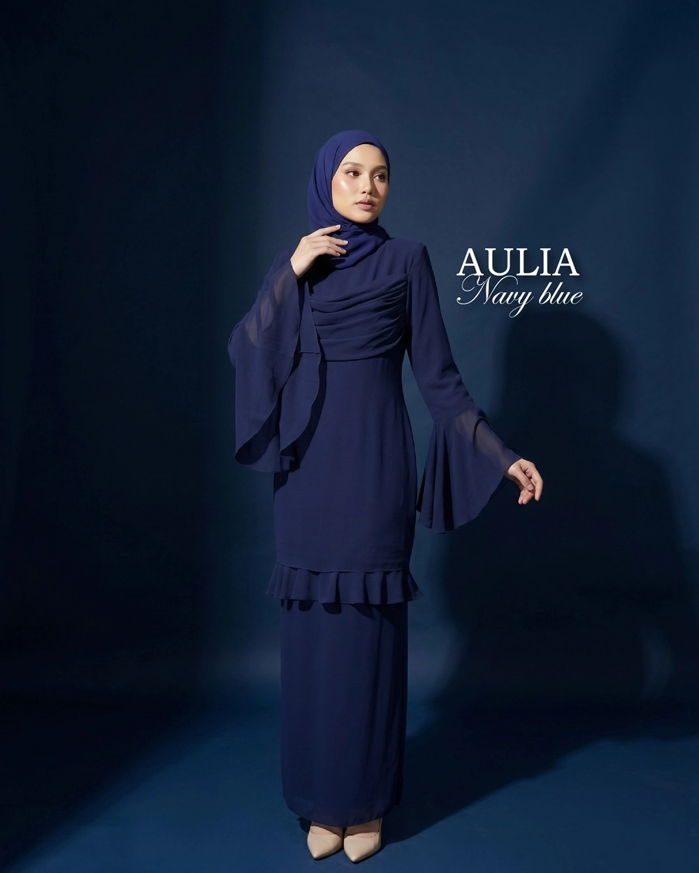 Kurung Aulia by AK World Chiffon Series S-XL - Image 4