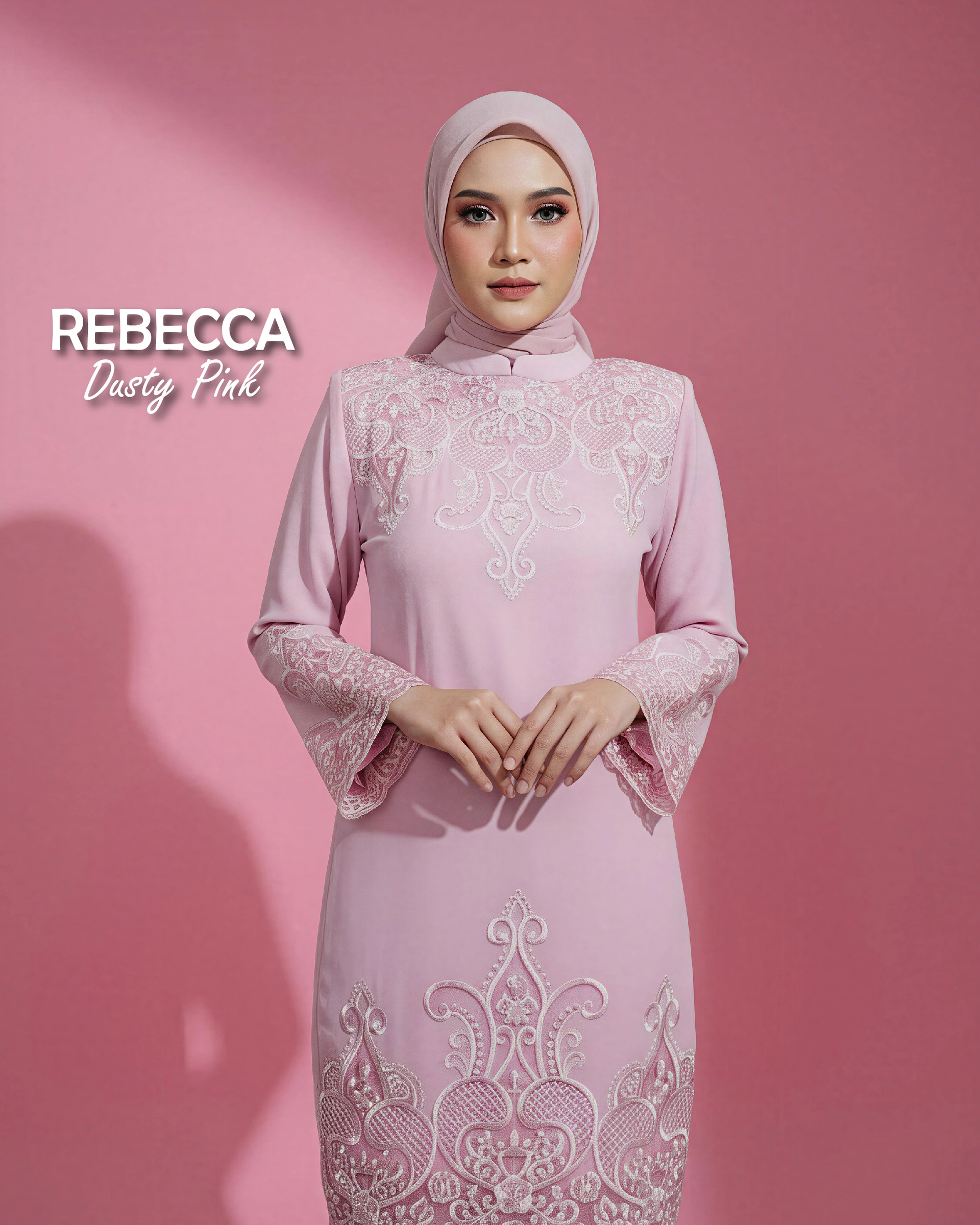 Kurung Rebecca By AK World Chiffon Series S-XL - Image 9