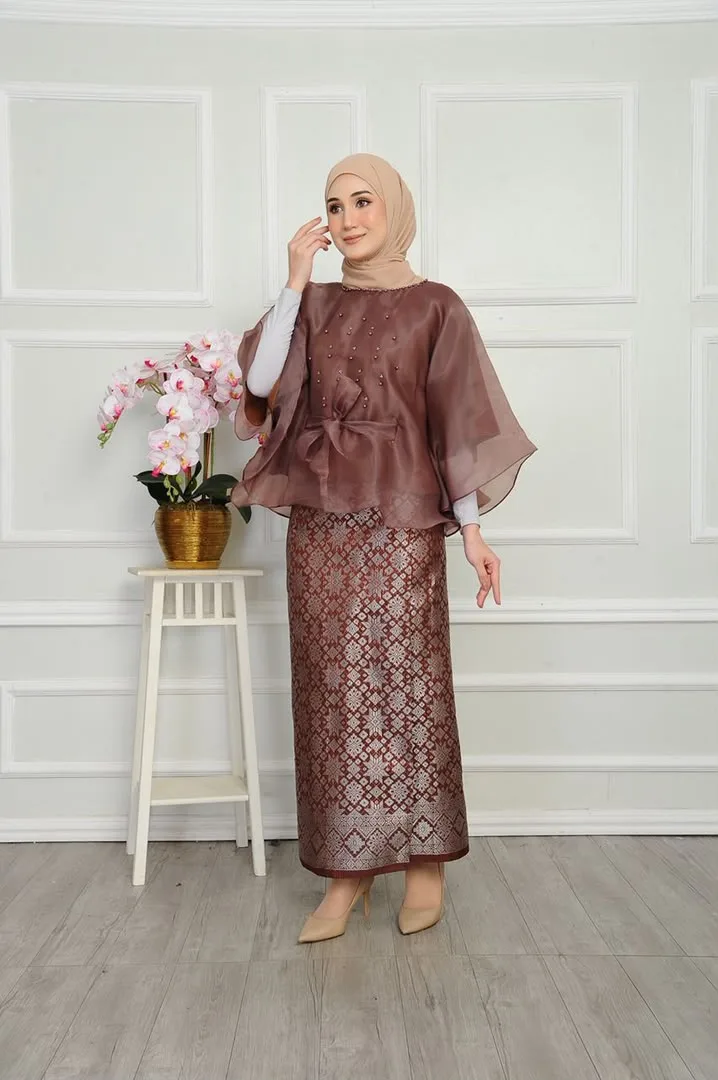 Ogenza Songket Mocha Brown