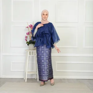 Ogenza Songket Navy Blue