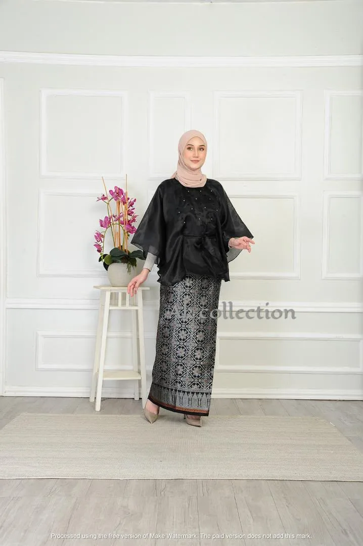 Ogenza Songket Jet Black