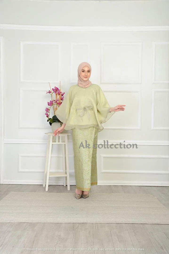 Ogenza Songket Apple Green