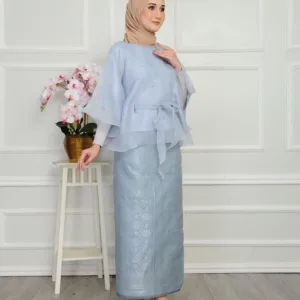 Ogenza Songket Silver Gray